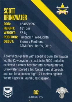 2021 NRL Traders #082 Scott Drinkwater Back